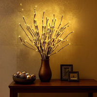 Branche de saule lumineuse